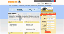 Desktop Screenshot of egypteducation.info